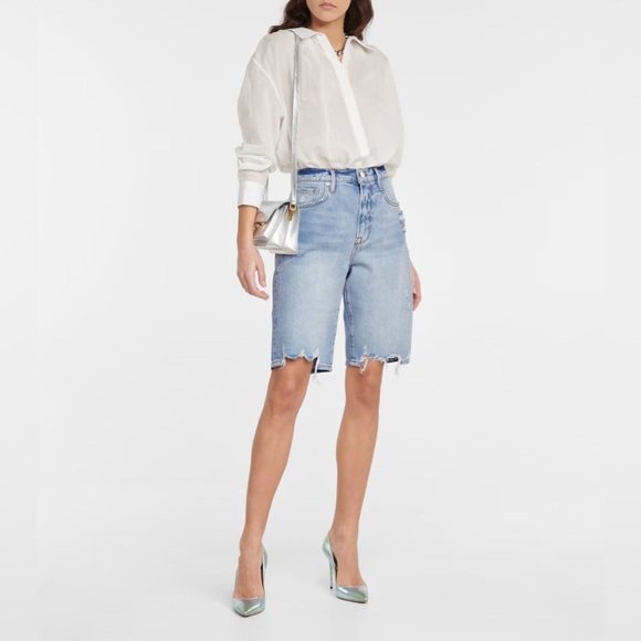 NWT FRAME Denim Le Vintage Bermuda Shorts - Picture 1 of 7